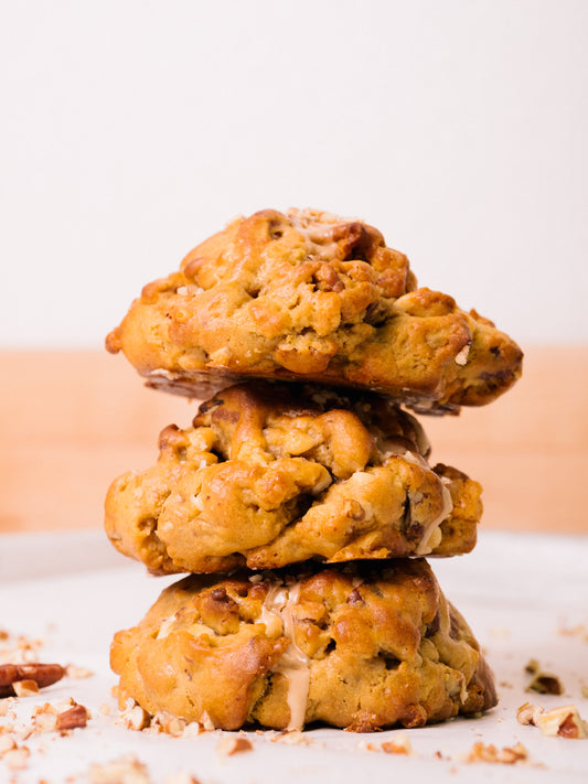 Ride or Chai - Pumpkin Pecan Chai White Chocolate Chip Cookie