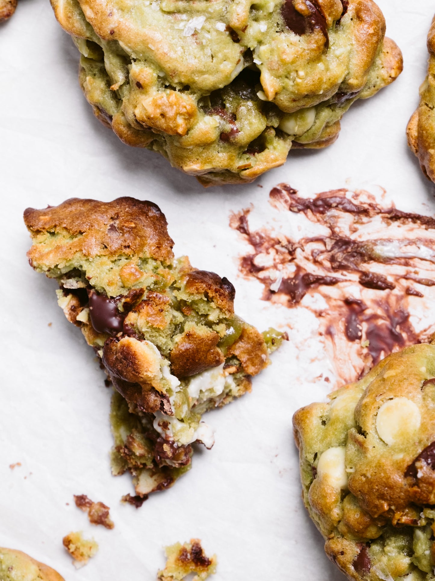 Green Giant - Matcha Almond White & Chocolate Chip Cookie